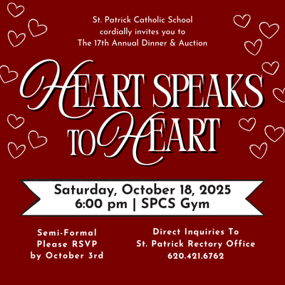2025 St. Patrick Catholic School Dinner and Auction